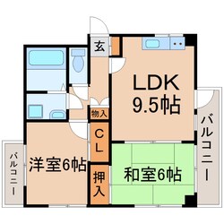 今津駅 徒歩8分 1階の物件間取画像